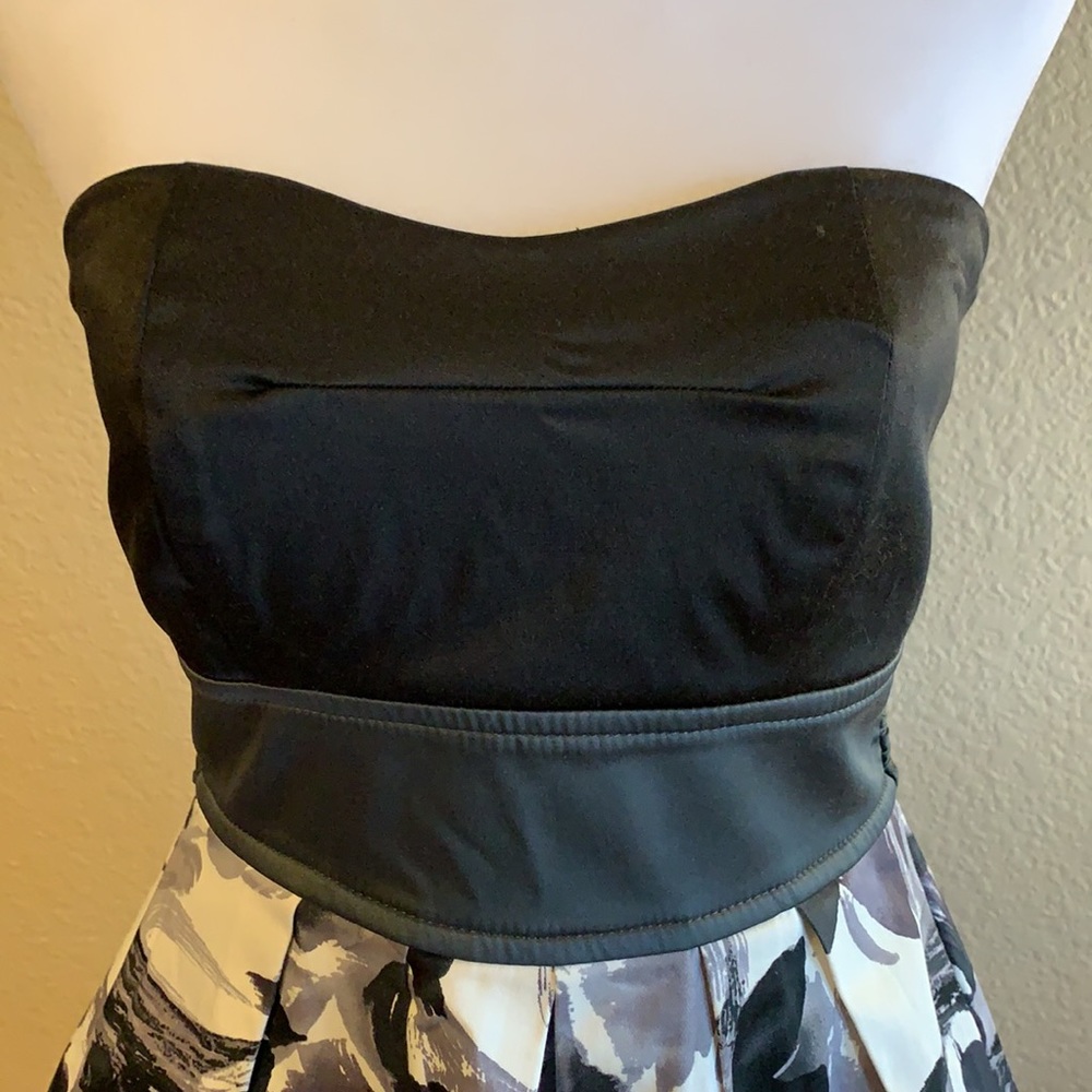 Ruby Rox Black, White And Purple Junior Strapless… - image 2